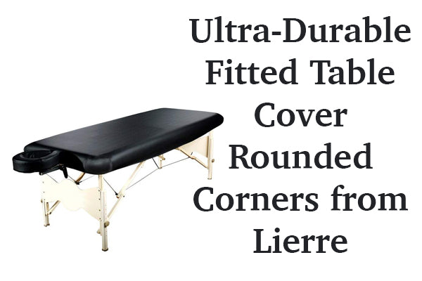 Ultra-Durable Fitted Table Cover Rounded Corners from Lierre Canada