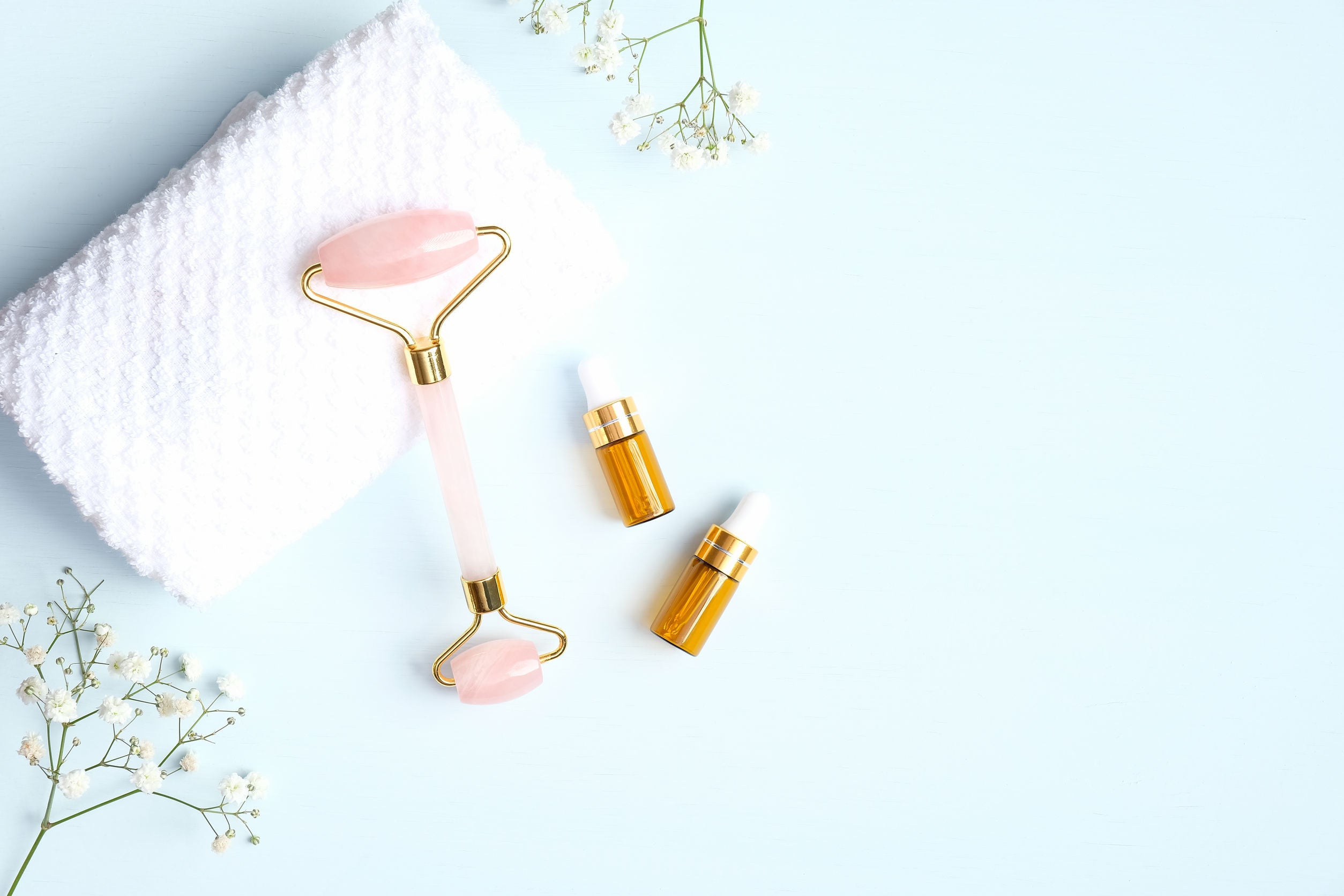 Skin Benefits of Amethyst, Rose Quartz, and Green Aventurine Facial Rollers