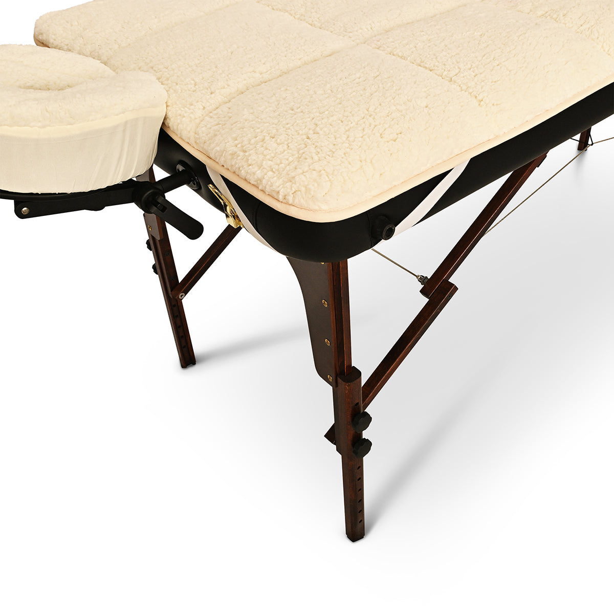 Deluxe Quilted Fleece Massage Table Cover Set (2 Pieces)