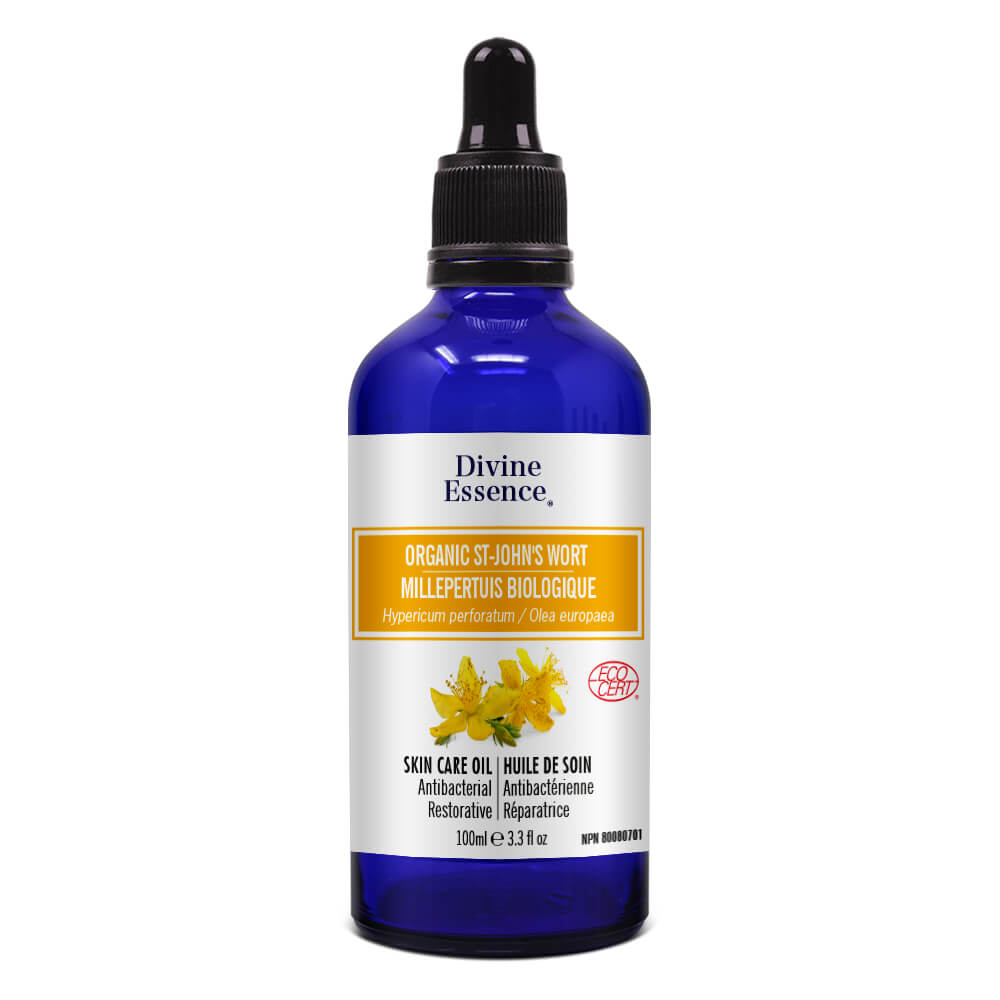 Huile de beauté biologique de Millepertuis, Divine Essence