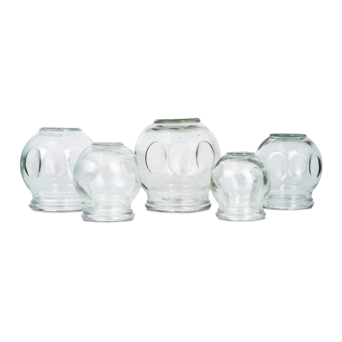 Ensemble de ventouses en verre (5 pièces)