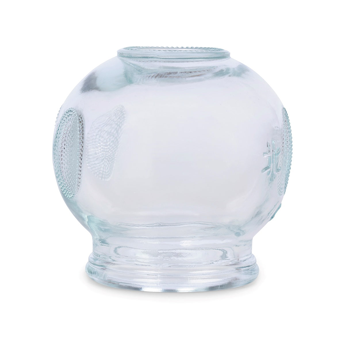 Glass Cups with Grip Print