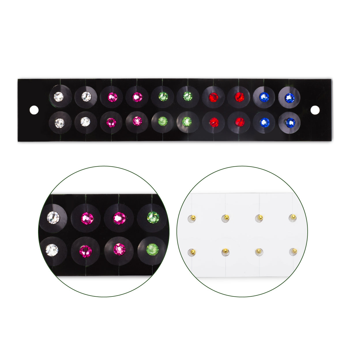 Swarovski Crystal Ear Seeds 20pcs