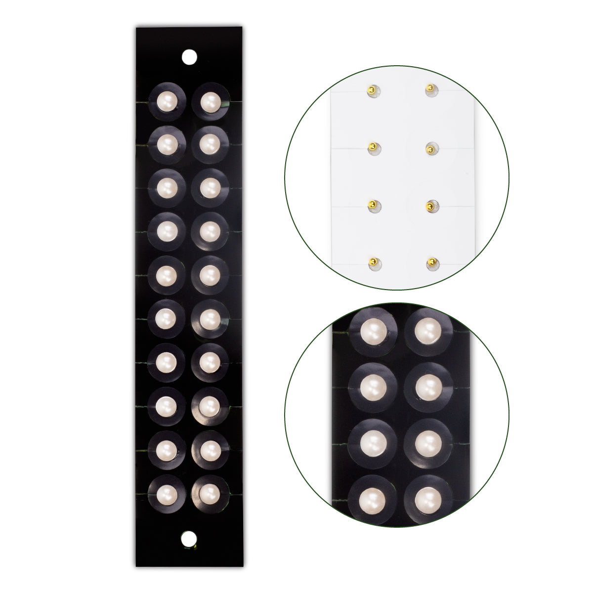 Billes auriculaires en perle 20pcs