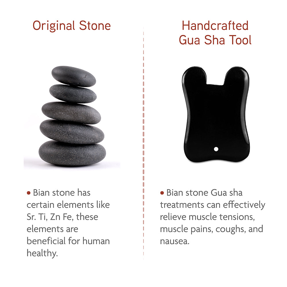 Bian Stone Gua Sha (Puzzle shape)