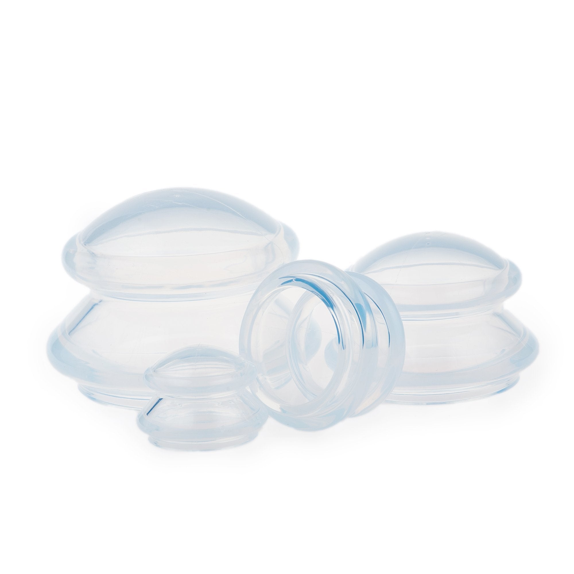 Natural No. 1 silicone cupping set in Canada. Balance Clear Silicone Cupping Set 4 cups