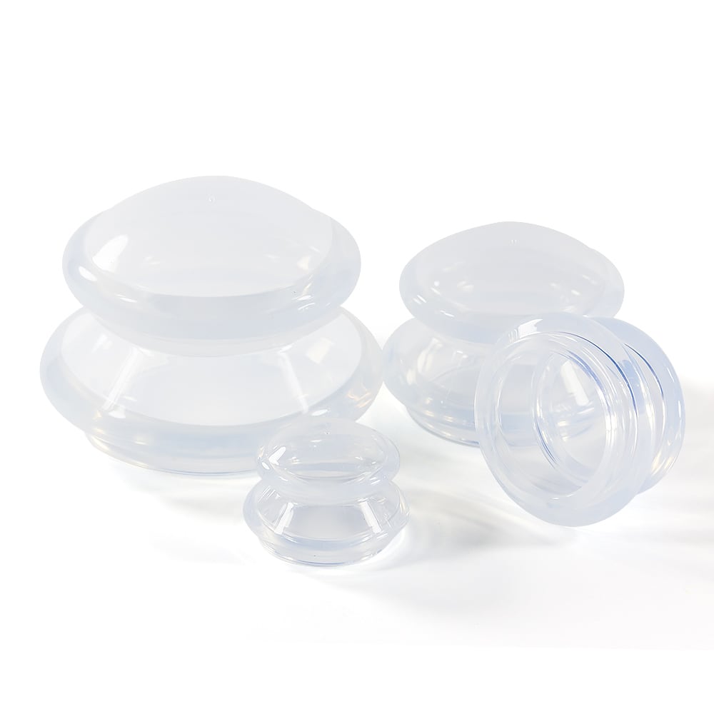 Clear Silicone Cupping Set, 6 cups
