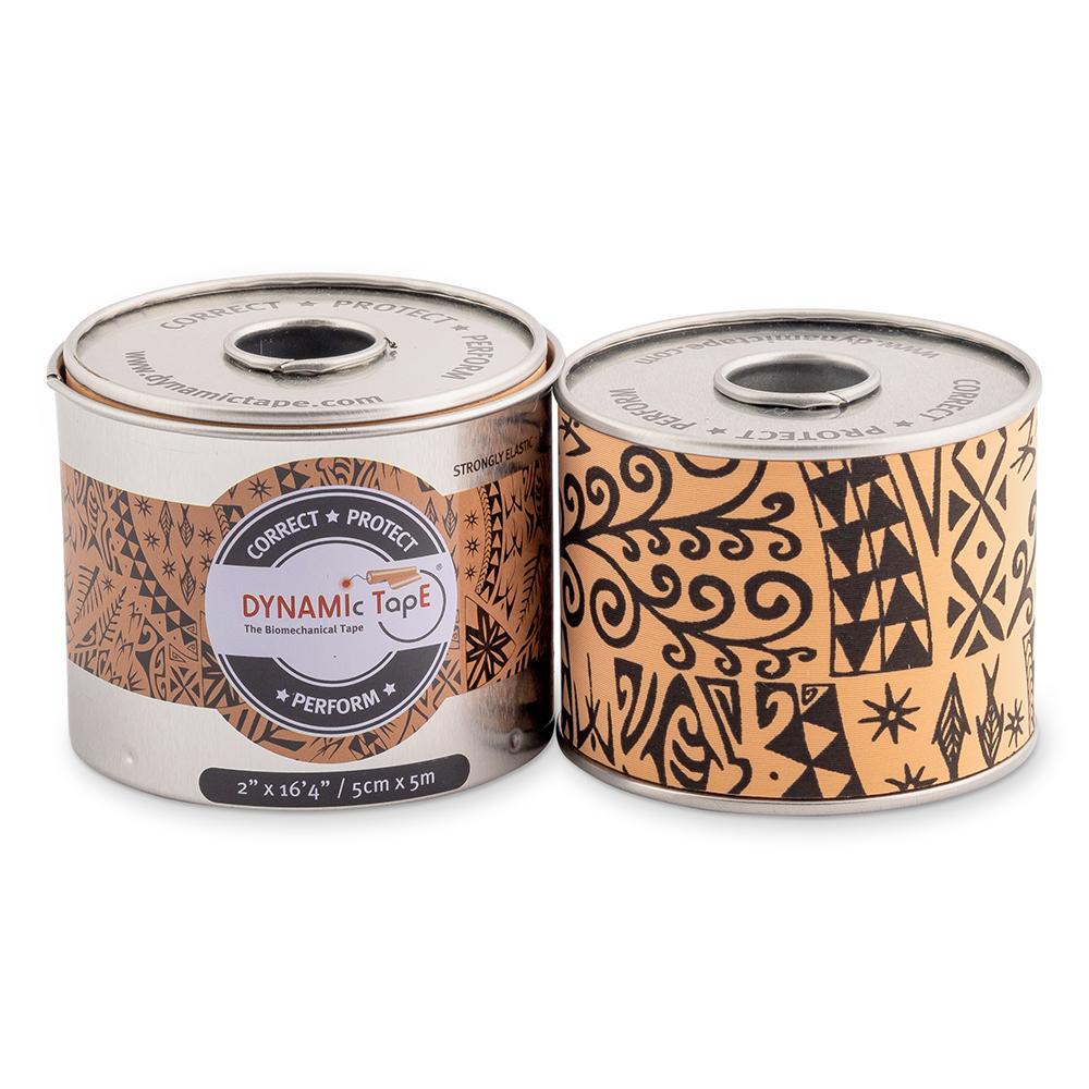 Dynamic Tape Beige with Black Tattoo 5cm x 5m