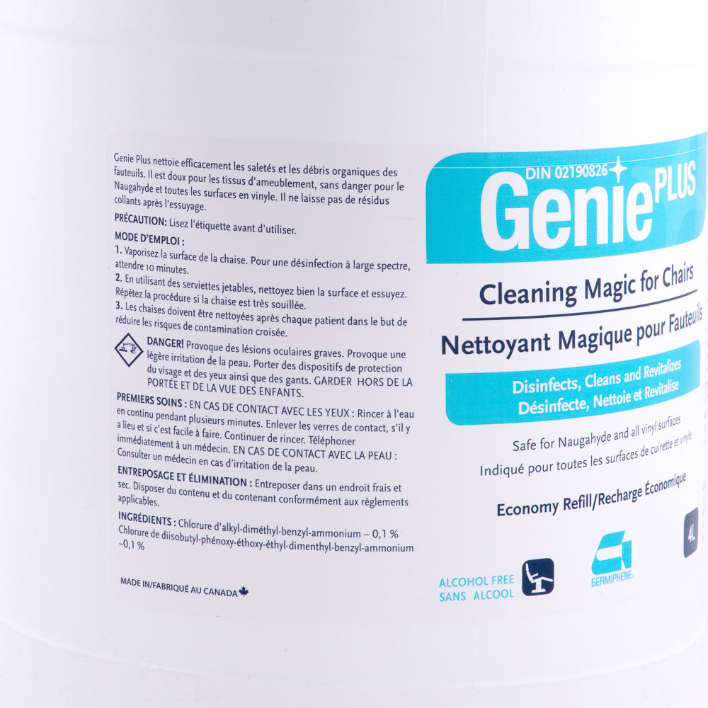 Genie Plus Chair Disinfectant and Cleaner Wipes 160pcs