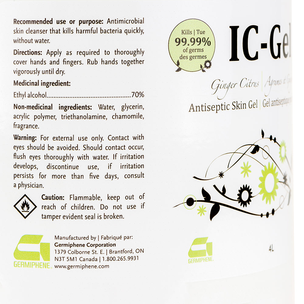 IC-GEL, Antiseptic Skin Gel (Hand Sanitizer)