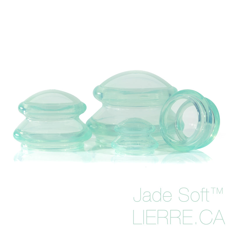Jade Soft™ Body and face massage silicone cupping set 12pcs
