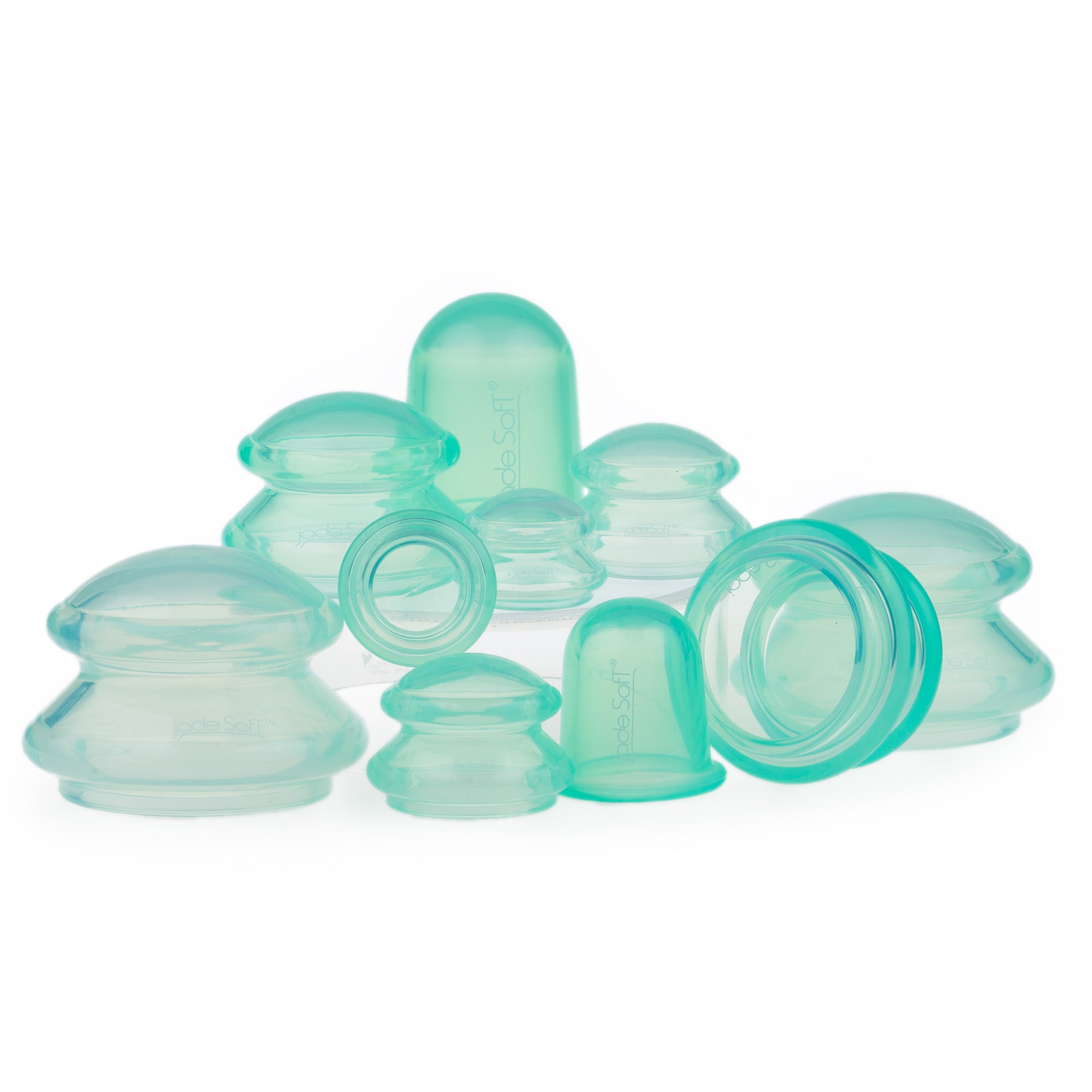 Acheter Ensemble de ventouses sous vide, tête en caoutchouc et verre, Massage Anti-Cellulite, thérapie chinoise, ensemble de ventouses pour le visage, canettes pour Massage de santé