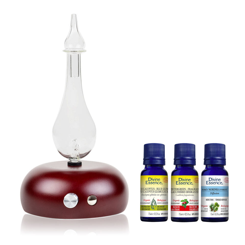 Naturaroma Glass Nebulizing Diffuser Combo Set