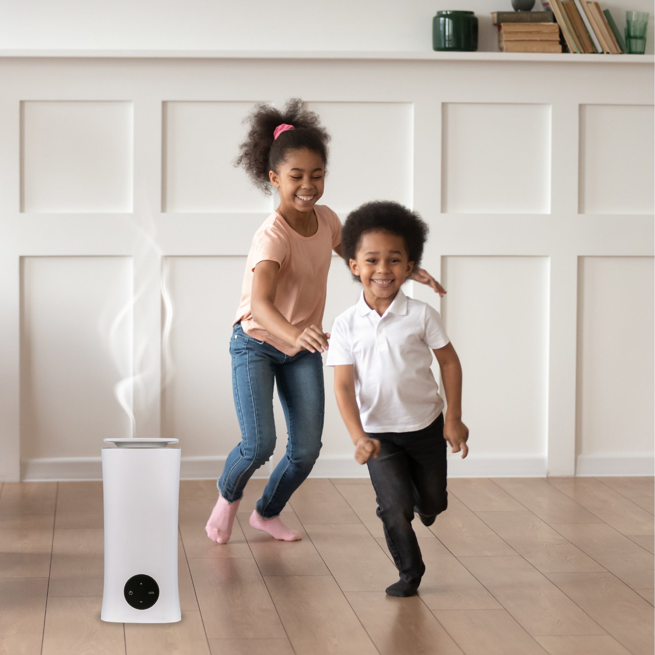 Naturaroma Humidifier 2L, top fill cool mist with LED