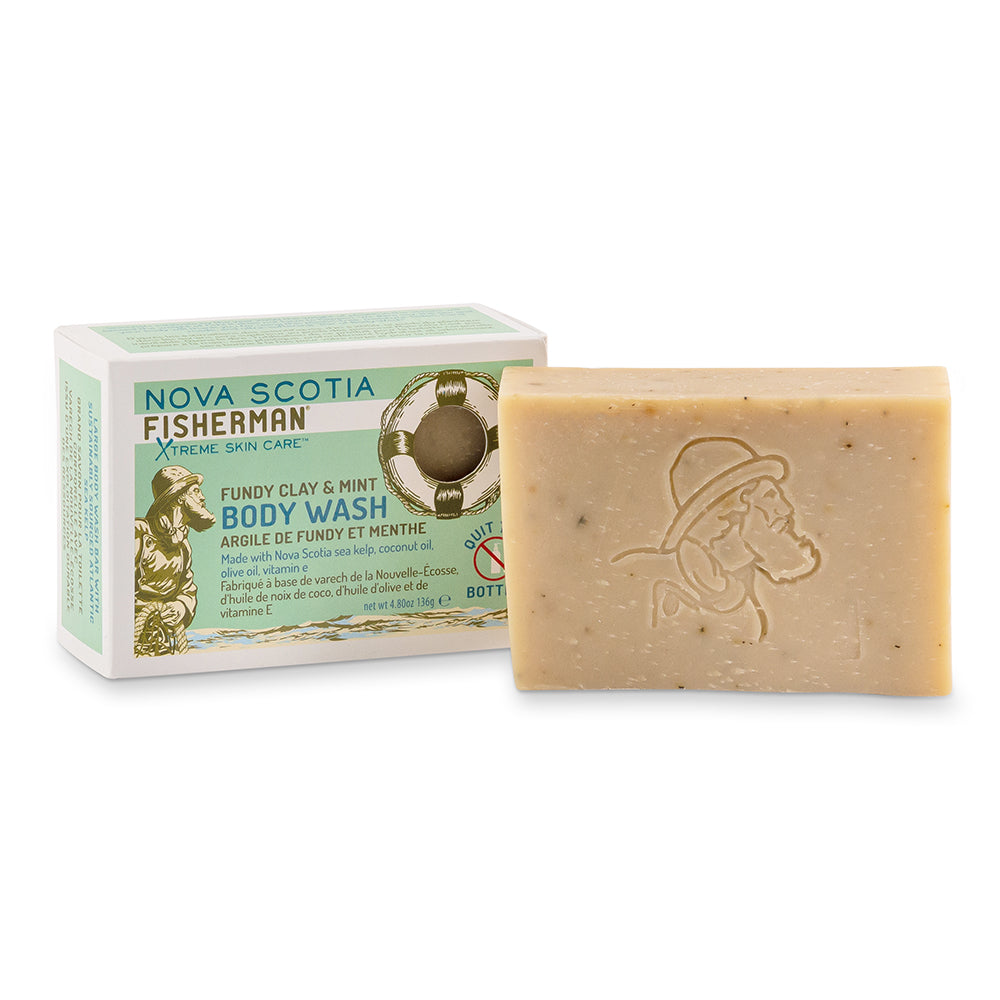 Nova Scotia Fisherman Soap Bar - Fundy Clay & Mint 136g