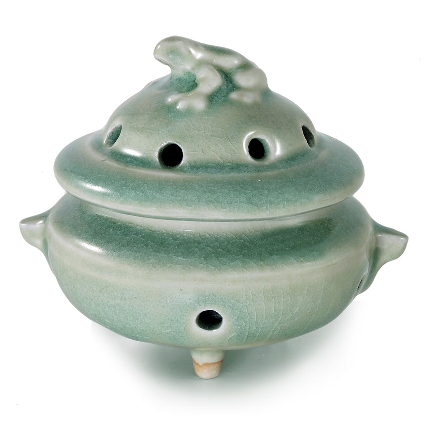Shoyeido Cons Incense Celadon Frog Bowl