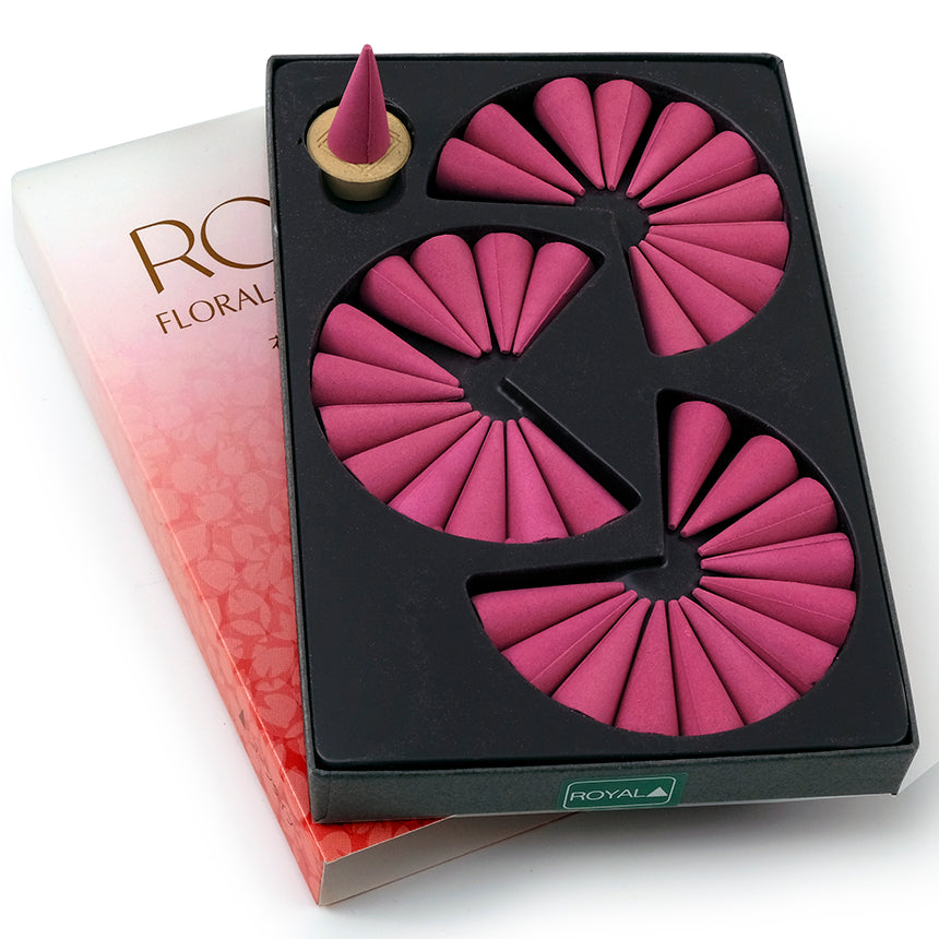 Shoyeido Floral World Incense Cones Rose