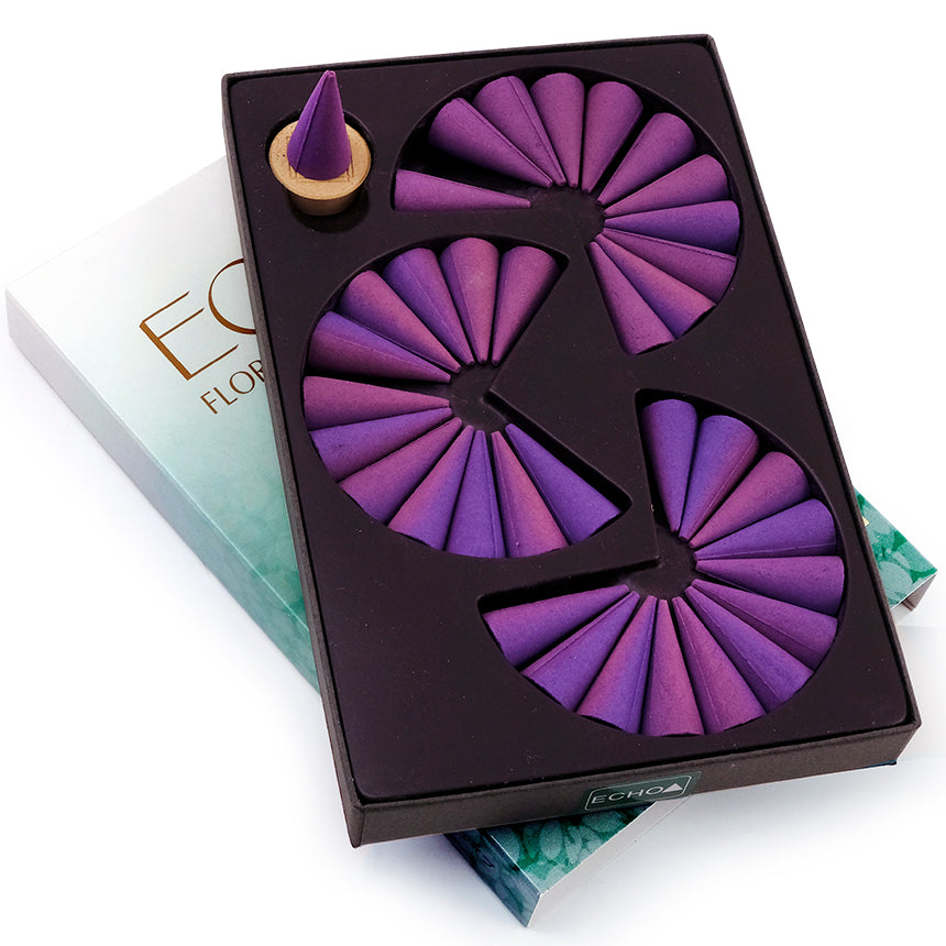 Shoyeido Floral World Incense Cones Lavender