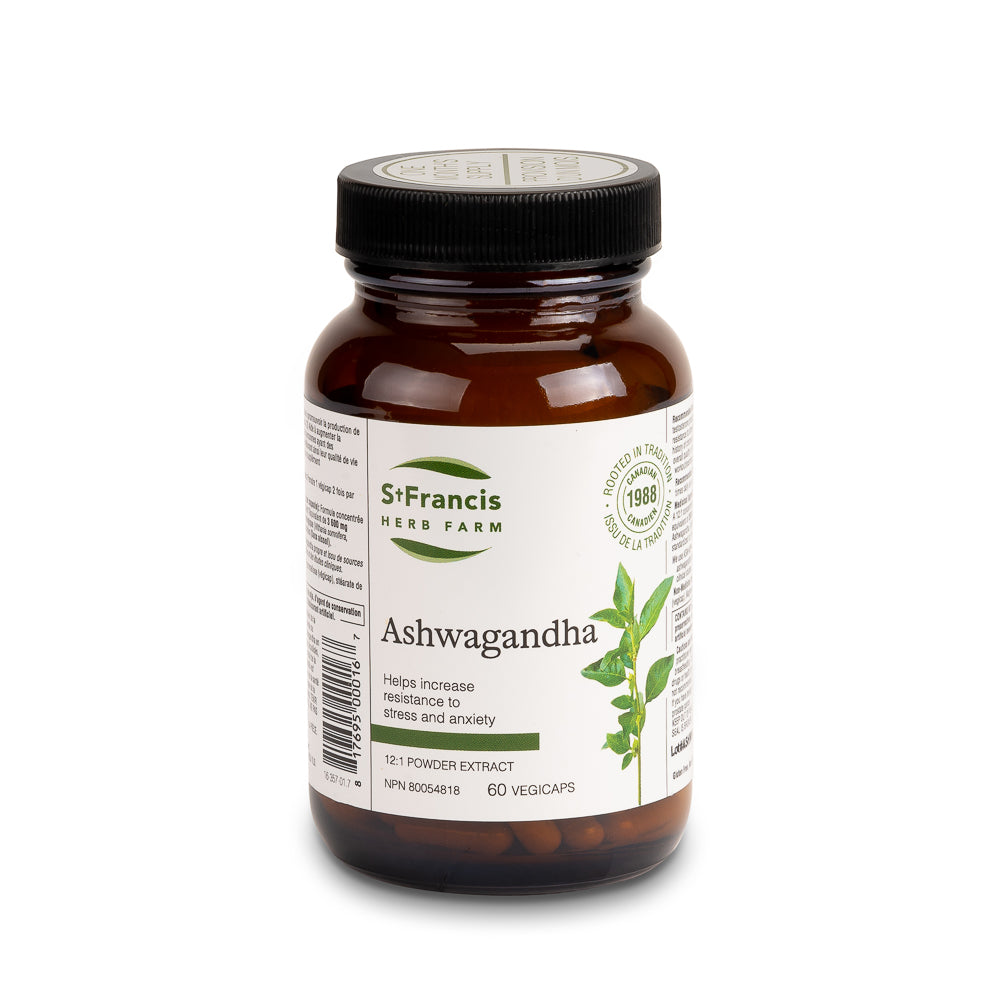 St Francis Herb Farm Ashwagandha Vegan Capsules 60 capsules