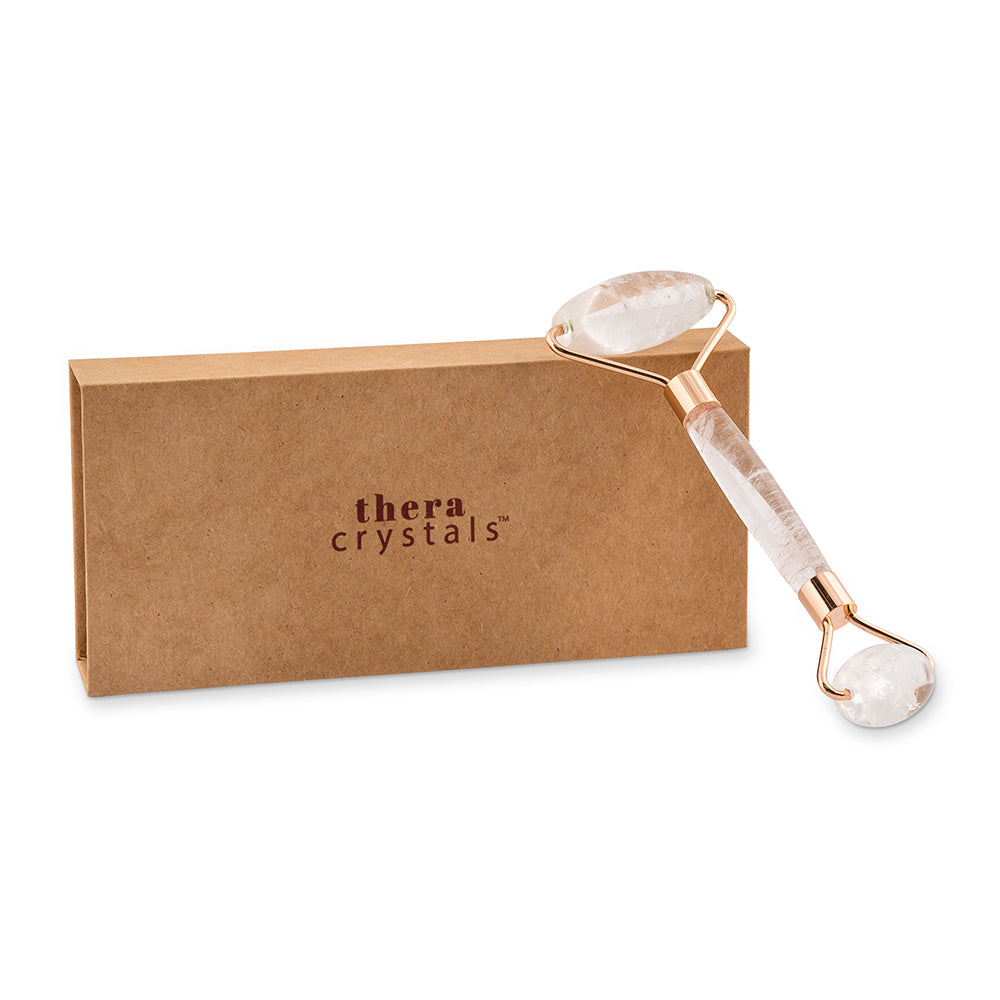 Clear Quartz Facial Roller Thera Crystals®