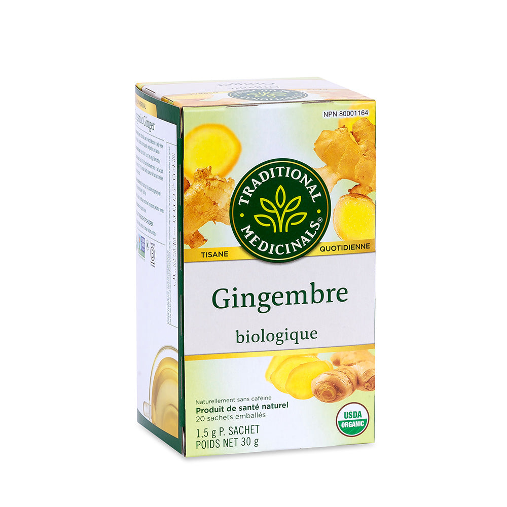 Traditional Medicinals Tea - Organic Ginger - 24g, 16 tea bags