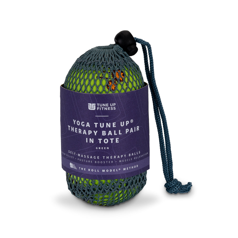 Tune Up Fitness Yoga Therapy Ball Pair in Tote