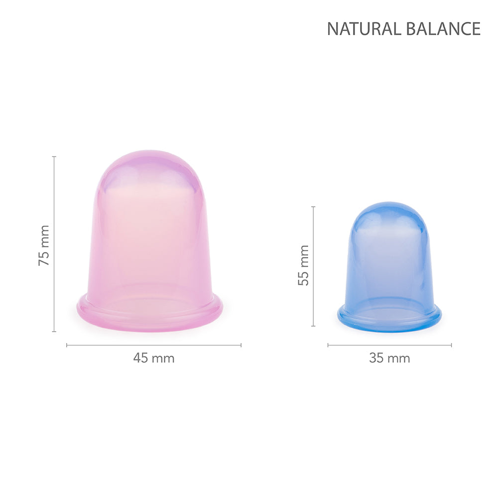  Natural Balance Massage Silicone Cupping Set, 4 pcs