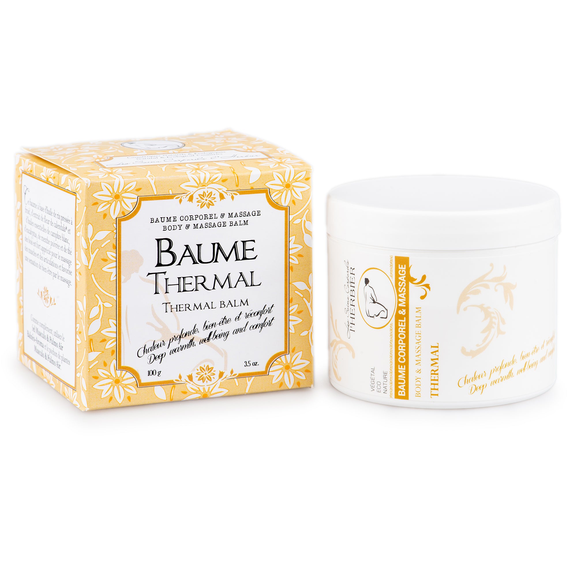 L'herbier Body Massage Balm-thermal