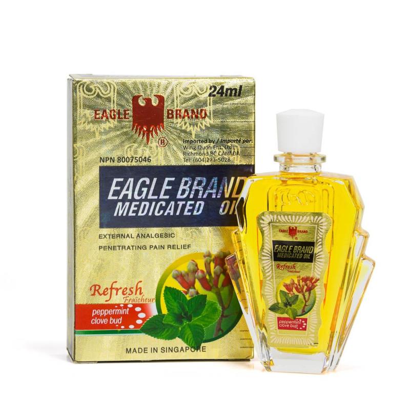 Eagle Brand Medicated Oil, Peppermint and Clove Bud