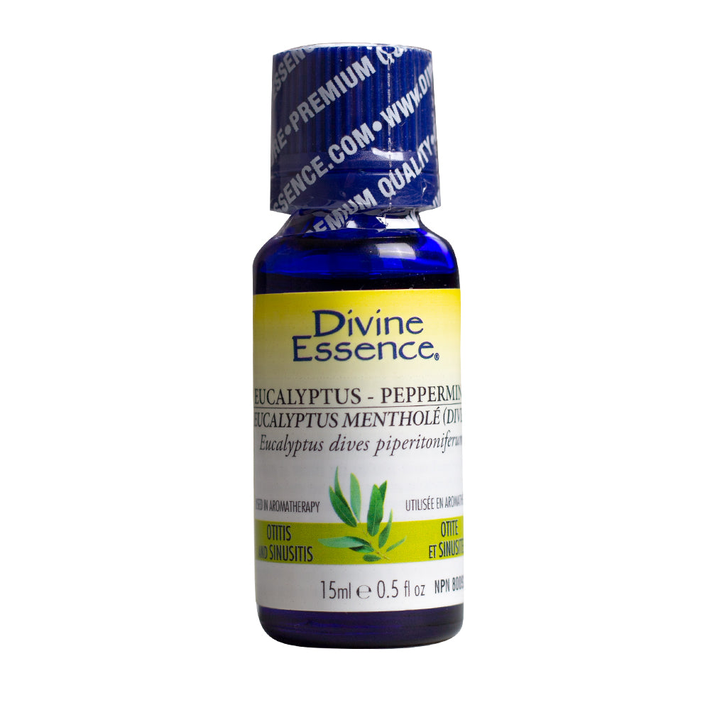 Eucalyptus Peppermint Essential Oil 15ml, DIVINE ESSENCE