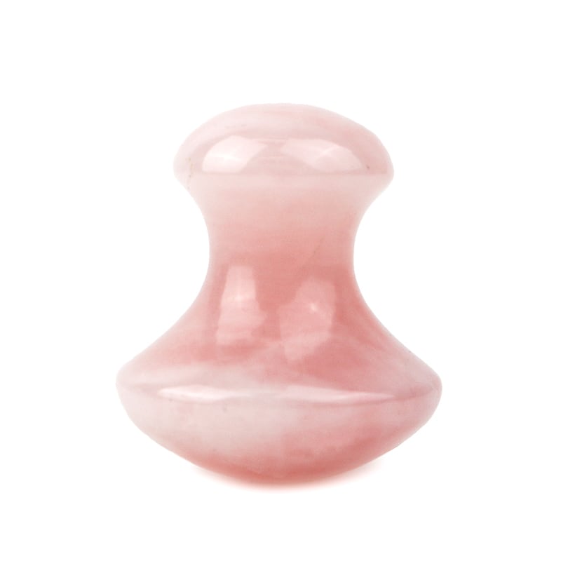 Rose Quartz Roller and Gua Sha set (3pcs) - Thera Crystals® | Gift Pack Value : $97