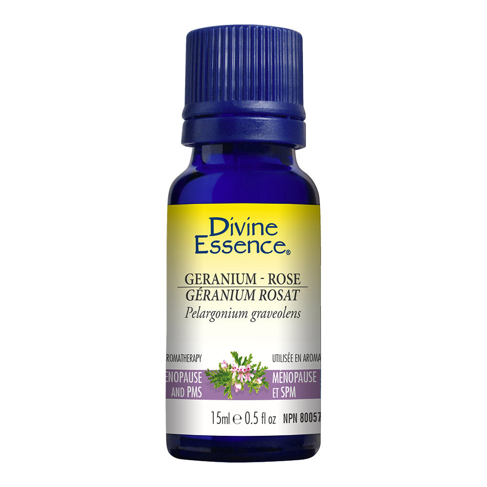 Geranium Rose Essential Oil 15ml, DIVINE ESSENCE