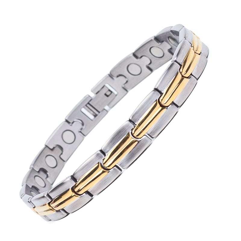 Middle Striped Magnetic Therapy Bracelet
