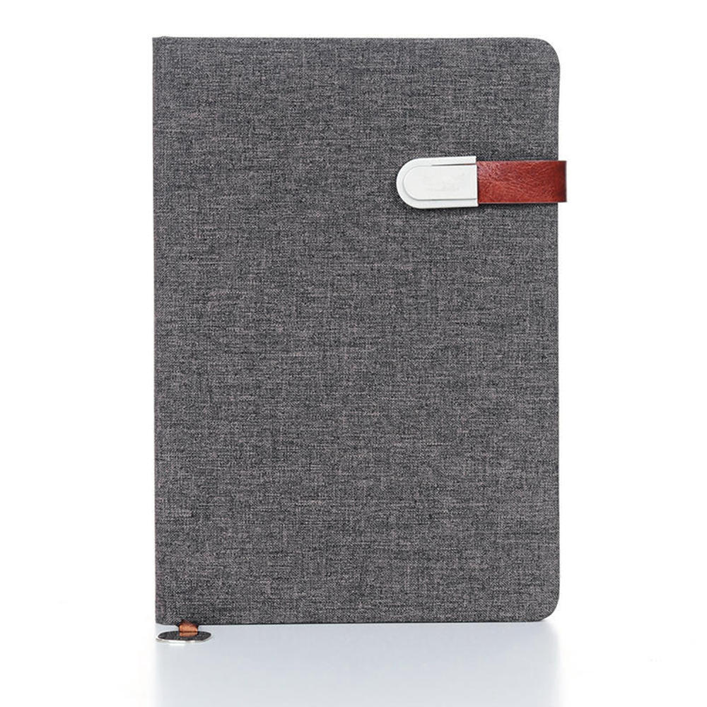 Fabric Notebook, 96 Sheets, A5, Khaki&Brown