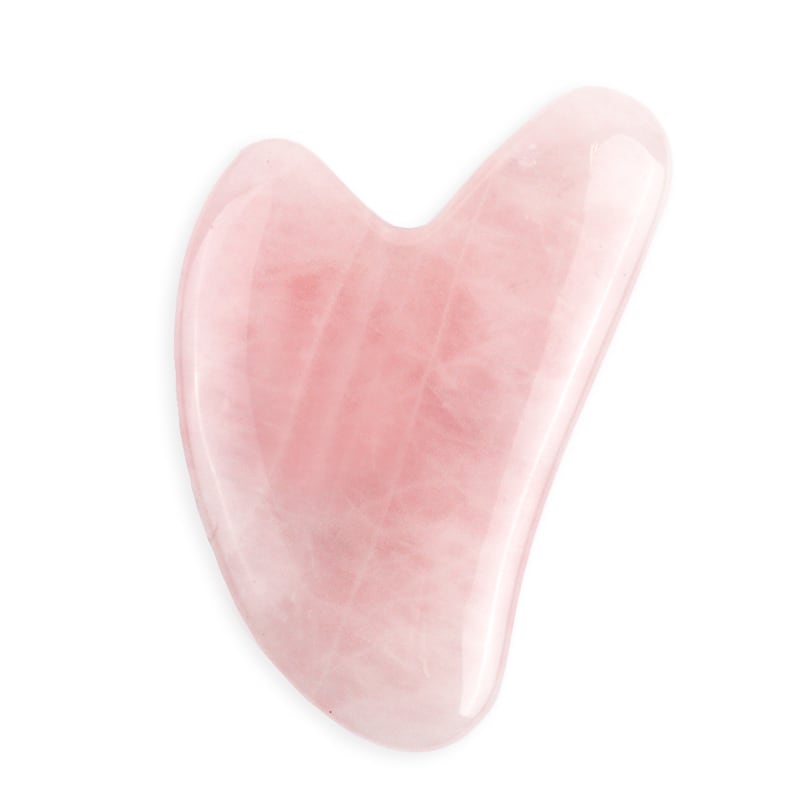 Rose Quartz Roller and Gua Sha set (3pcs) - Thera Crystals® | Gift Pack Value : $97
