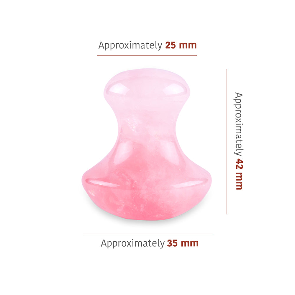 Rose quartz eye massage tool (rosebud)-Thera Crystals®