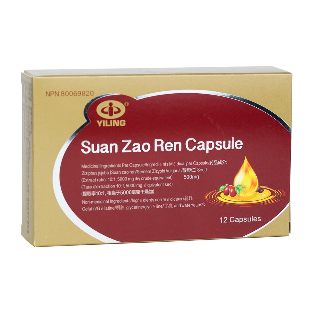 Chinese Herbs Suan Zao Ren Capsule