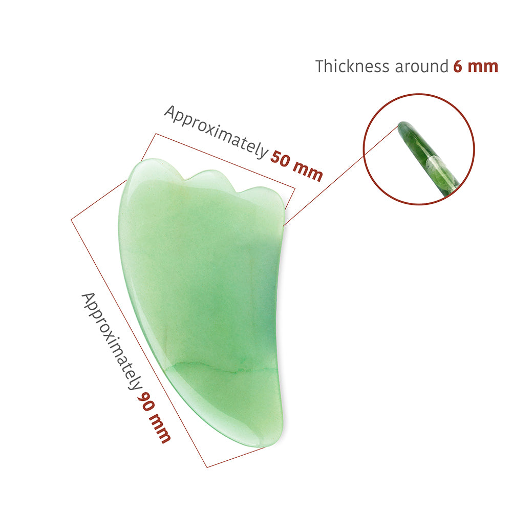 Jade Gua Sha (Wing shape) - Thera Crystals®