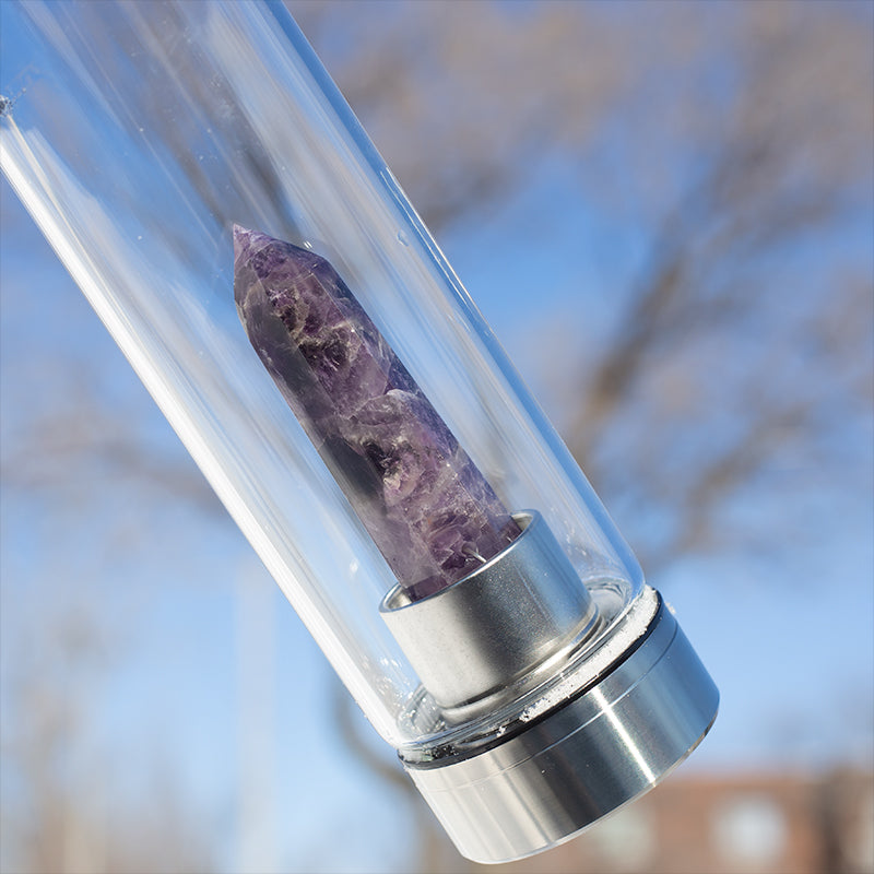 shop thera amethyst crystal elixir water bottle at lierre.ca