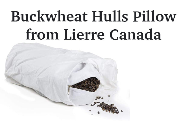 Buckwheat Hulls Pillow from Lierre.ca Canada for massage therapy