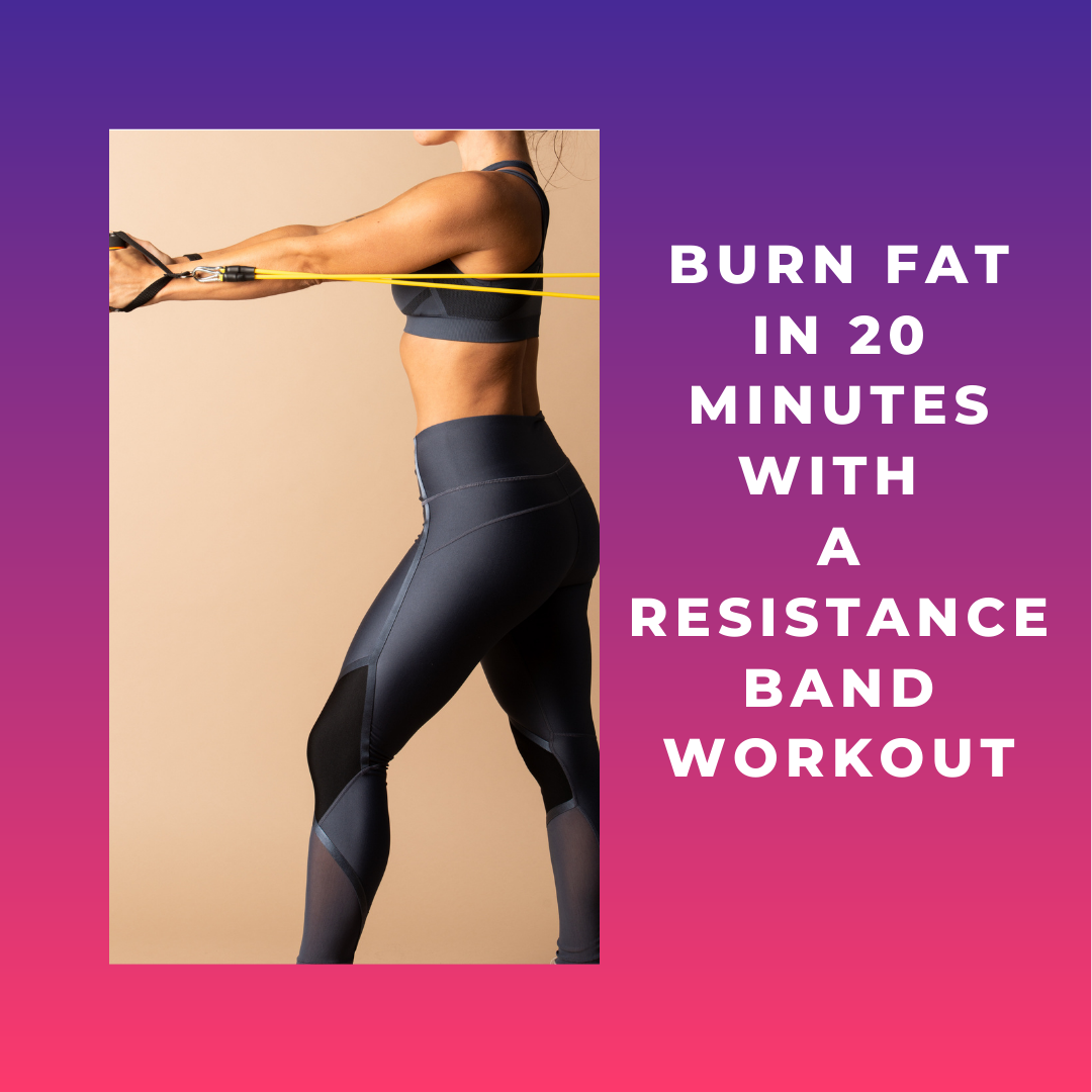 Burn Fat in 20 Minutes or Less With A Resistance Band Workout