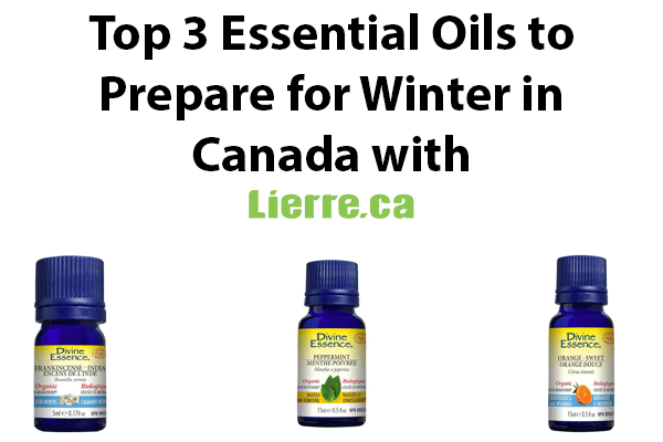 Essential oils for winter in Canada from Lierre.ca Canada | Black Friday/Cyber Monday Deals 