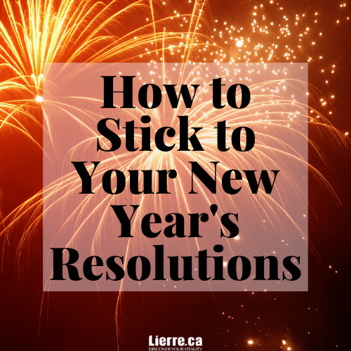 2020 New Year's Resolutions Guide/ Ideas from Lierre.ca Canada