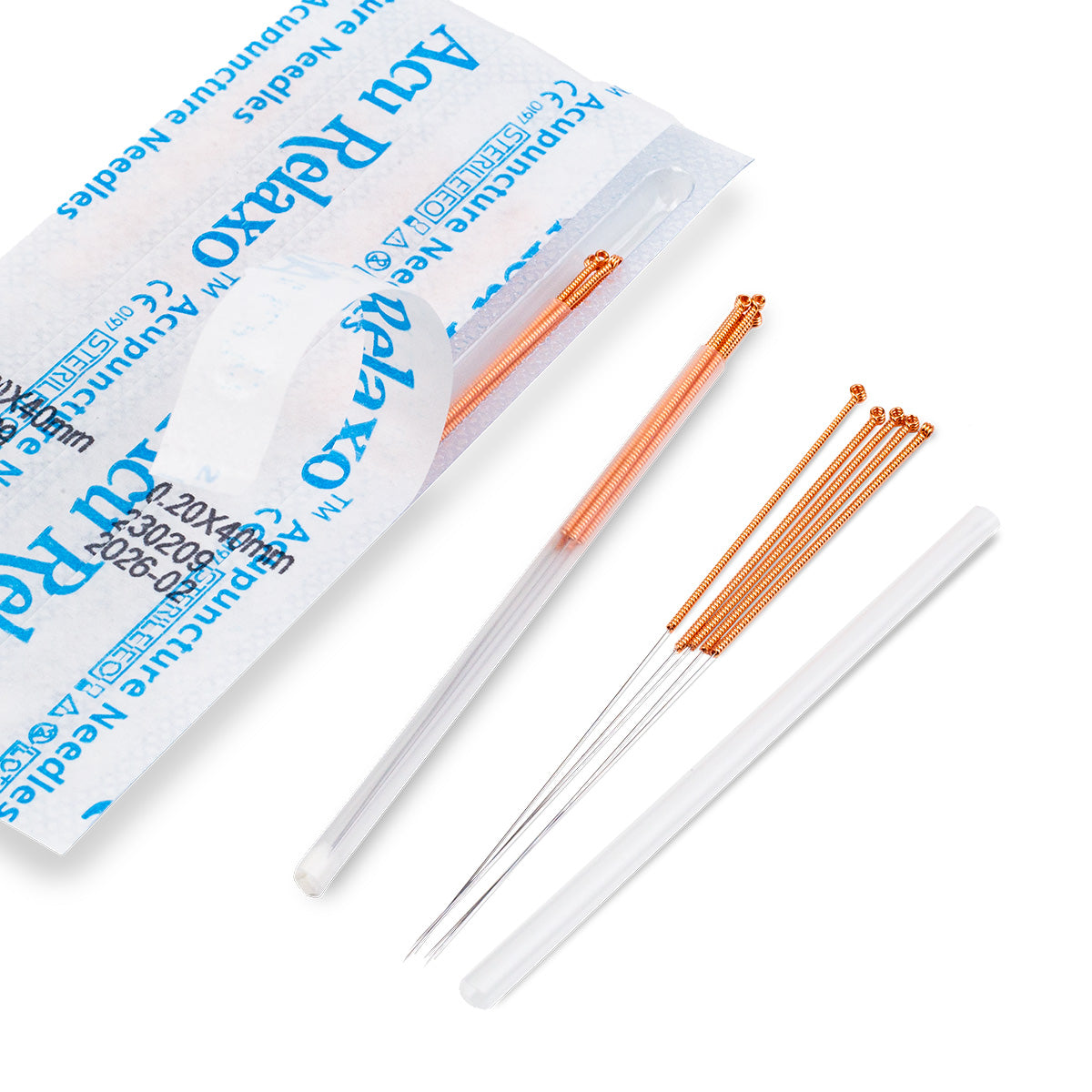 Aiguilles d'acupuncture sans silicone Acu Relaxo par 5 1000pcs/boîte