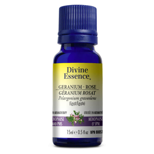 Geranium Rose Organic Essential Oil, DIVINE ESSENCE