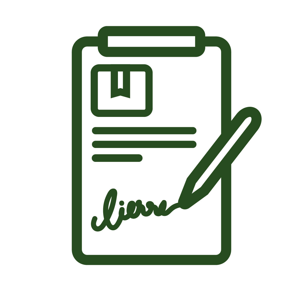 Delivery signature