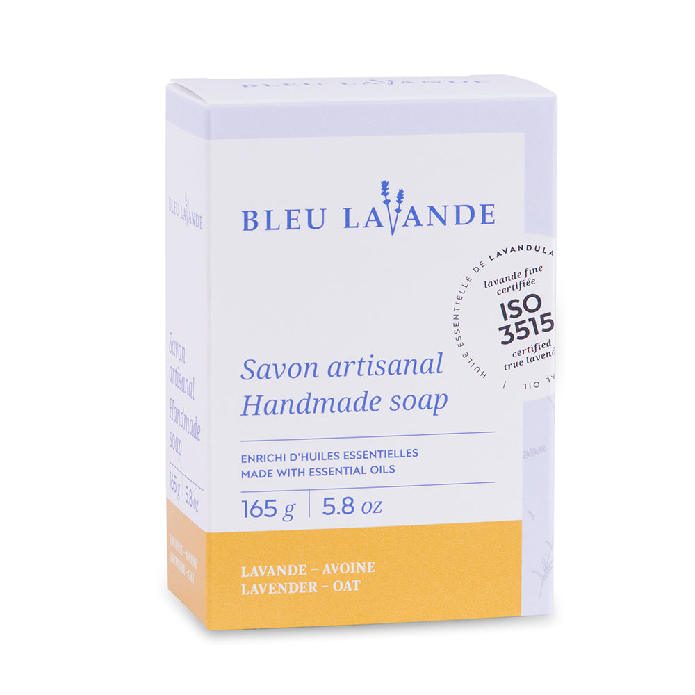 Bleu Lavande Handmade Lavender & Oat Exfoliating Body Soap