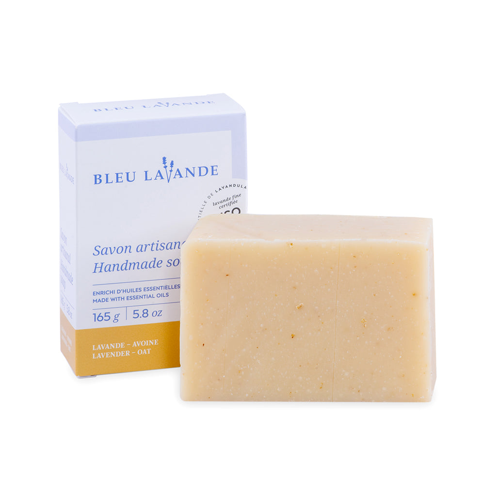 Bleu Lavande Handmade Lavender & Oat Exfoliating Body Soap