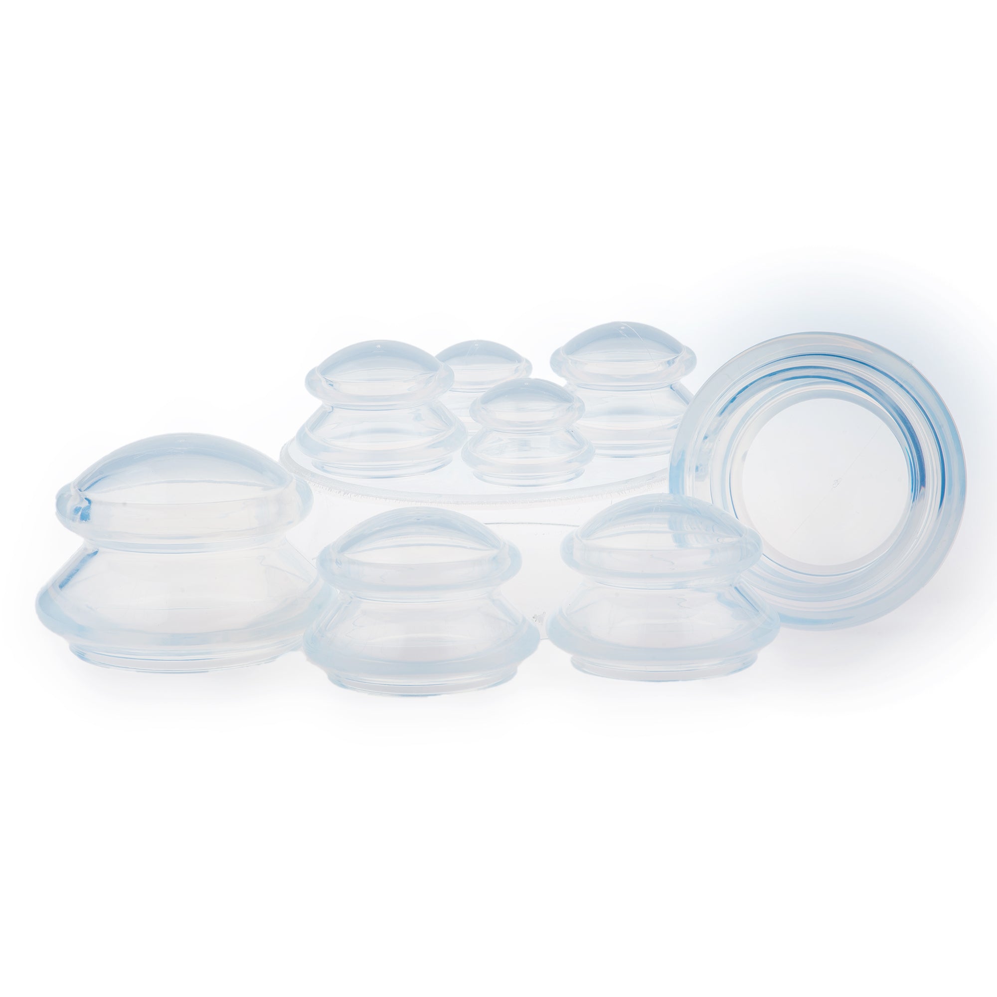 Natural Balance Clear Silicone Cupping Set 8 cups