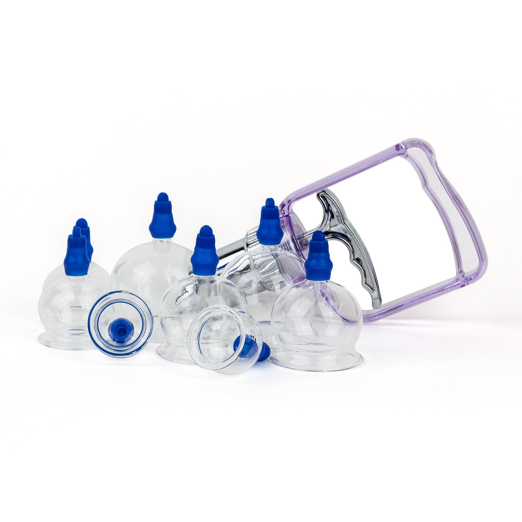 Glass Cupping Set with pump (8 pcs) Lierre.ca